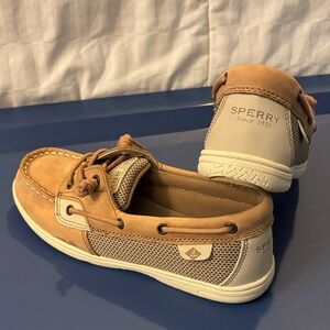 Sperry Kids Brown Moccasins